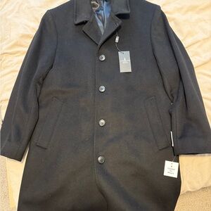 London Fog Men's Black Trench Coat